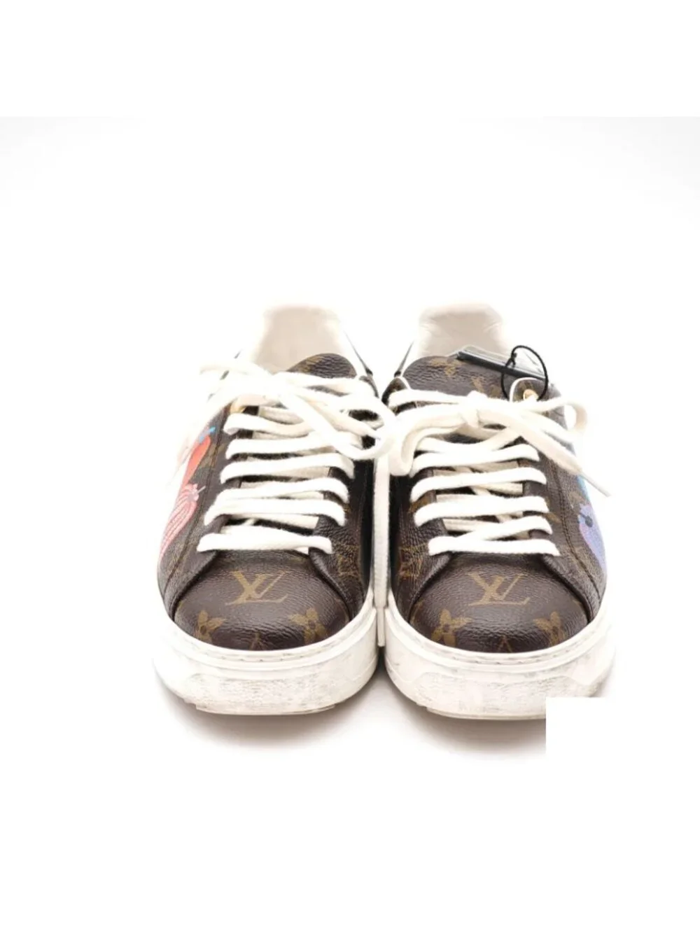 Louis Vuitton Yayoi Kusama Collaboration Sneakers Brown Bag